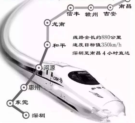 贛深高鐵最新線路圖，速度與時(shí)代的交響樂章